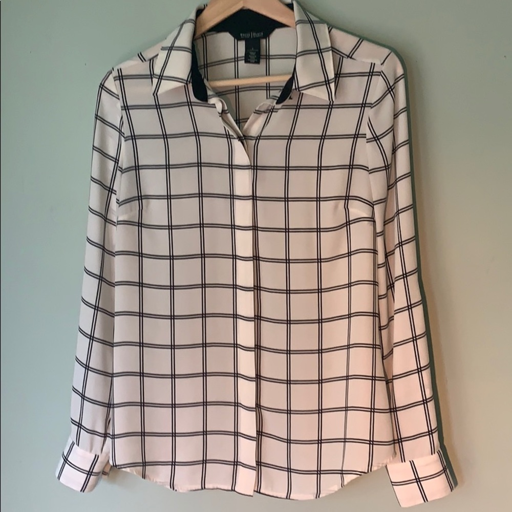 POLISHED White House Black Market Top 6